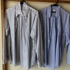 ストライプシャツ ブルー