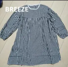 ブリーズ　ワンピース　130cm　ギンガムチェック