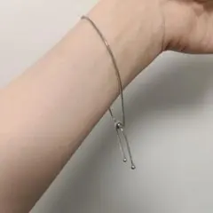 グローバルワーク　ステンレススライドブレスレット（シルバー色）のサムネイル