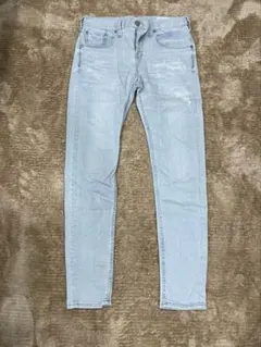Bayflow Denim スリムスキニー W28 ライトブルー