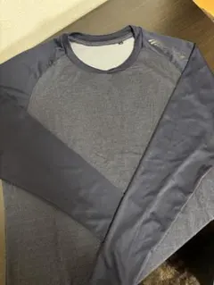 メッシュ素材 ミズノプロ長袖アンダーシャツ ネイビー