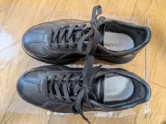 【一度のみ晴れの日着用】オニツカタイガー　DELECITY　25cm　ブラック