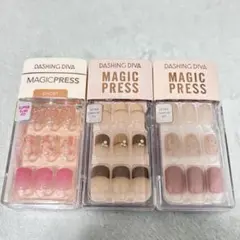 DASHING DIVA MAGIC PRESS ネイルチップ 3デザインセット