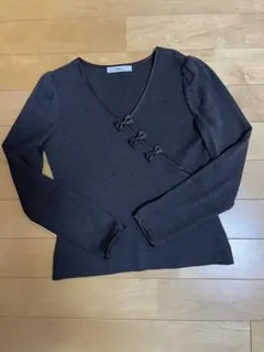 パフスリーブ ニット