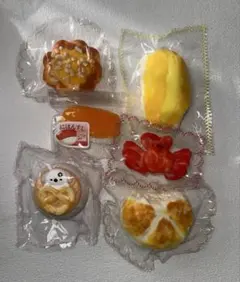 海外スクイーズ 食べ物系6点セット