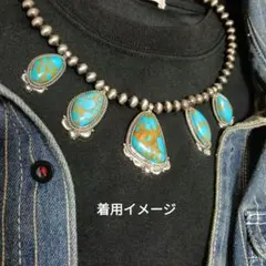 石*店様 インディアンジュエリー　ビンテージ　ターコイズネックレス　アメカジ