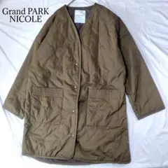 グランドパーク Grand PARK ニコル キルティング カーキ アウター