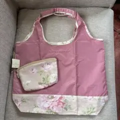 新品☆LAURA ASHLEY 花柄エコバッグとポーチセット