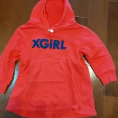XGIRL フード付き赤トレーナーワンピース