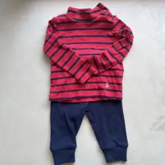 GAP 赤とネイビー ボーダーセットアップ