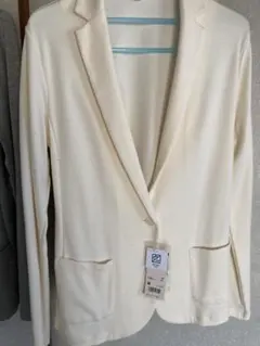 アイボリー テーラードジャケット Mサイズ UVカット