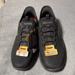 SKECHERS スリップオンスニーカー ブラック