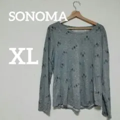 SONOMA The Everyday Tee【XL】グレー 長袖 ツリー