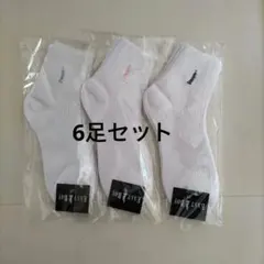 EASTBOY　イーストボーイ ショートソックス 6足セット 女神刺繍　白のサムネイル