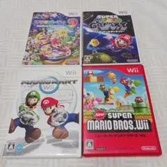 Wii ソフト 4本セット マリオシリーズ