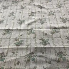 YUWAオリジナル布　ローズ　グリーン