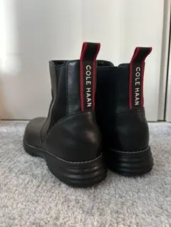 COLE HAAN ブラック サイドゴアブーツ　長靴