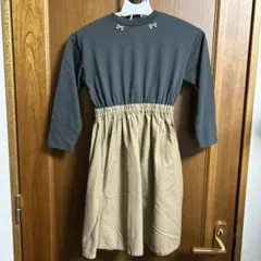 ブランシェス　ドッキングワンピース　130cm