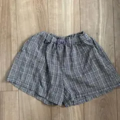 samansa Mos2 Lagon チェック柄ハーフパンツ