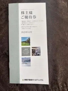 株主優待宿泊券 東急不動産