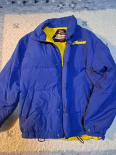 ellesse ダウンジャケット 青/黄