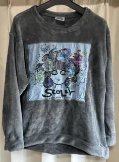 スカラー scolar グレー あったかトレーナー　Mサイズ