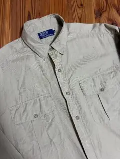 ポロバイラルフローレン ダブルポケットワークシャツ M