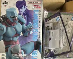ジョジョ　一番くじ　B賞　クレイジーダイヤモンド　ステッカー＋タオル