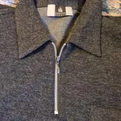 LANVIN グレー ジップアップ トレーナー