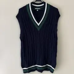 ニット ユニセックス ベスト　Lサイズ