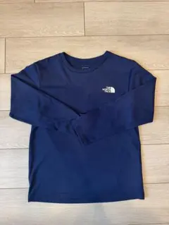 THE NORTH FACE 長袖カットソー 150 カモフラ柄　ネイビー