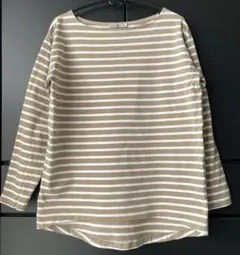 NIKO AND…ニコアンド　ストライプ ボートネック 長袖カットソー　3サイズ