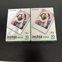 FUJIFILM instax mini インスタントフィルム 10枚入り2箱