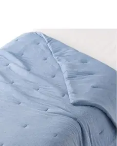 無印良品 ひんやり 薄掛ふとん シングル 140x190 ブルー