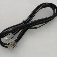 ✾未使用✾電話延長ケーブル 1m 電話 RJ11オスからRJ11オス