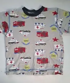 救急車・消防車プリント パジャマ 120cm