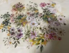 【7】コラージュ　素材　花　蝶　シール　おすそ分け　30枚