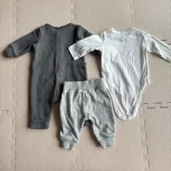 gap ロンパース　カバーオール　パンツ　くま　60 0-3 新生児 ベビー