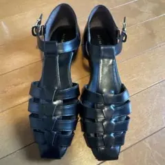 ☆美品☆【ヒミコ】 グルカサンダル (25.5) レザ大きいサイズ　ブラック 2025年最新】卑弥呼 サンダル 25の人気アイテム - メルカリ