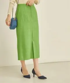 新品✨】〈手洗い可能〉SHIPS フロント ジップ ツイード タイト スカート