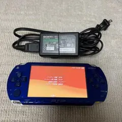 PSP 1000 ブルー 本体 ソフト ぼくのなつやすみ ペルソナ 他6本セット