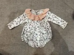 花柄ロンパース 春　70 女の子　ベビー