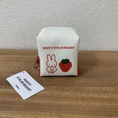 スクエア ミッフィー ミニキューブポーチ MIFFY STRAWBERRY