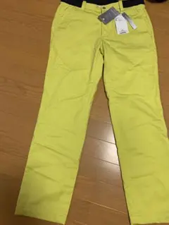 新品　マンシング　裏起毛　ゴルフパンツ　85 MGMO JD 14 イエロー
