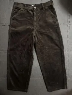 ユニクロ コーデュロイ ワイドパンツ