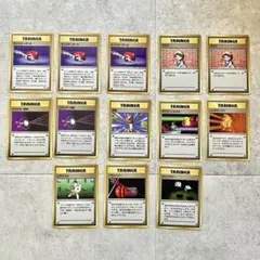 ポケモンカード 旧裏面 トレーナーカード まとめ売り 44枚 - メルカリ