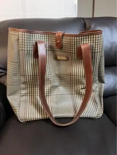 Polo Ralph Lauren チェック柄トートバッグ