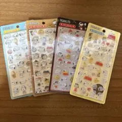 スヌーピー 3Dシール　ぷくぷくシール　ボンボンドロップシール