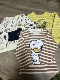 Wrangler スヌーピー トレーナー tシャツ3点セットのサムネイル