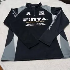 FINTA ハーフジップ トレーニングシャツ ブラックのサムネイル